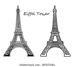 Detail Eiffel Tower Silhouette Vector Nomer 47