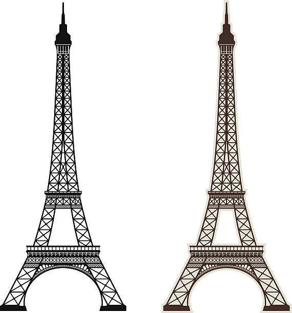 Detail Eiffel Tower Silhouette Vector Nomer 51