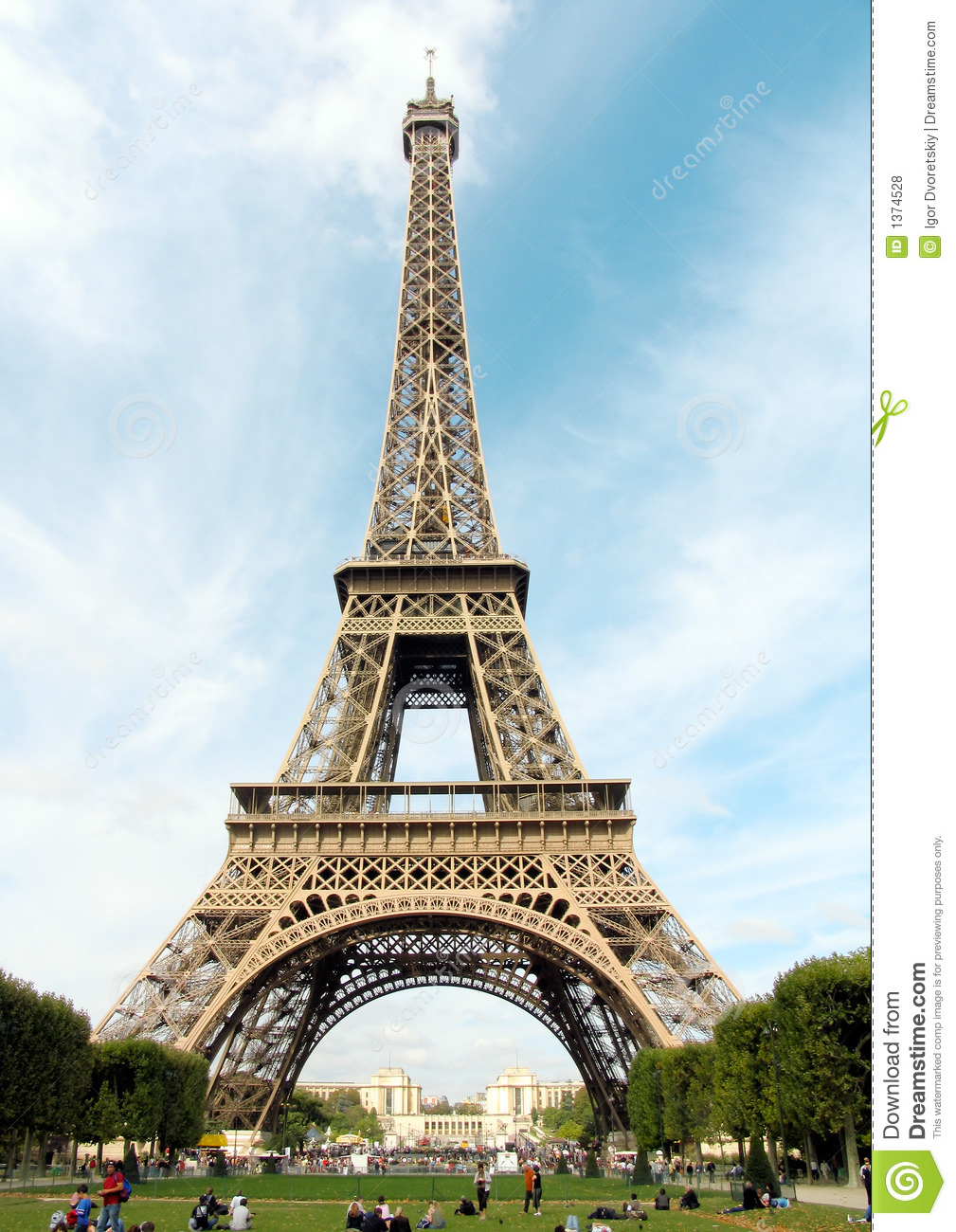 Detail Eiffel Tower Stock Photo Nomer 12