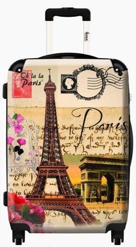 Detail Eiffel Tower Suitcase Nomer 15