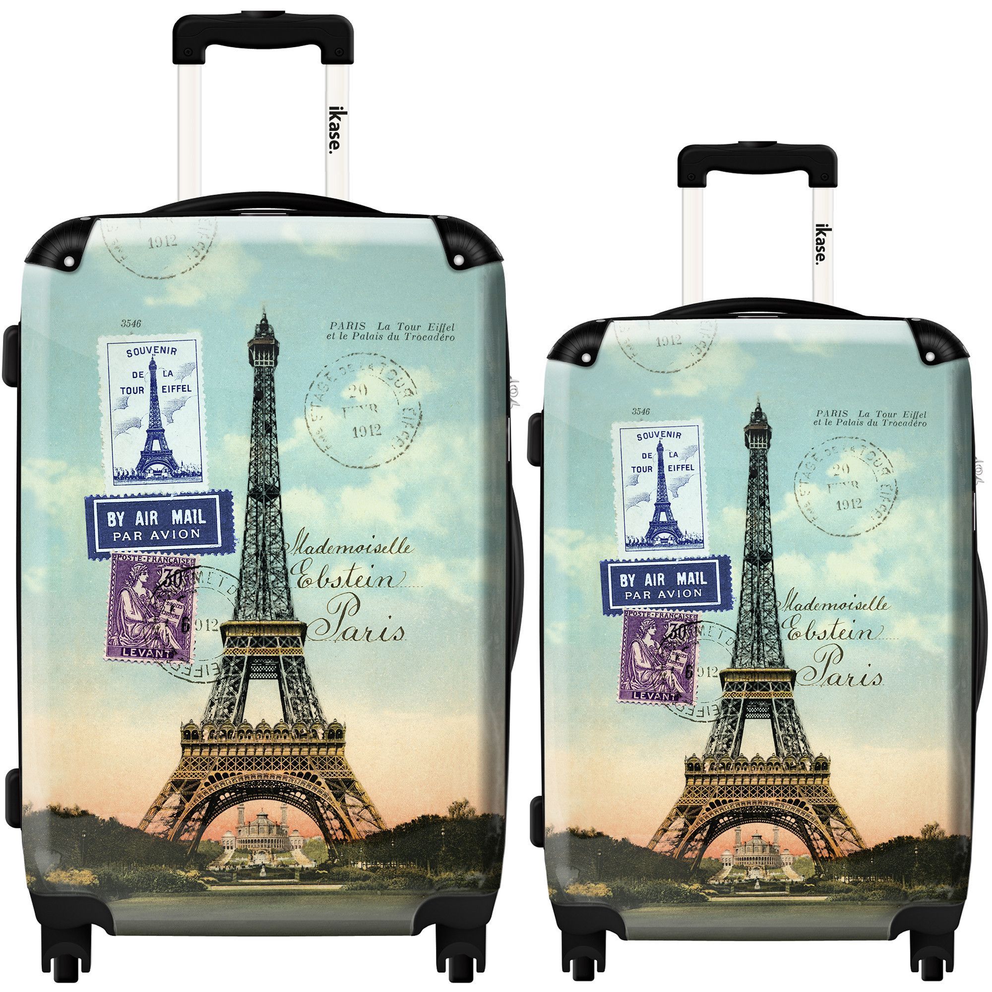 Detail Eiffel Tower Suitcase Nomer 27