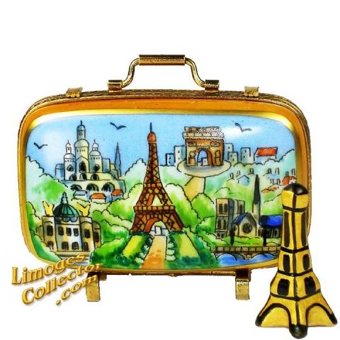 Detail Eiffel Tower Suitcase Nomer 33