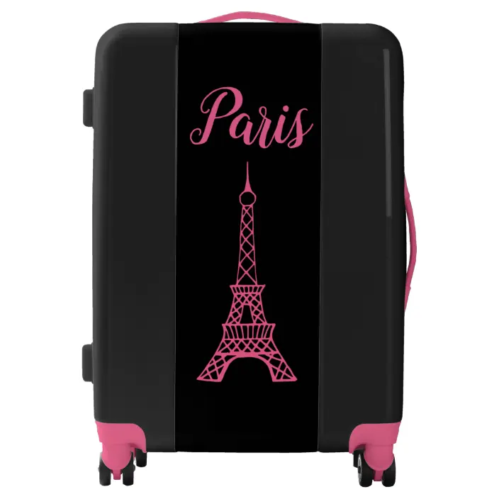 Detail Eiffel Tower Suitcase Nomer 34