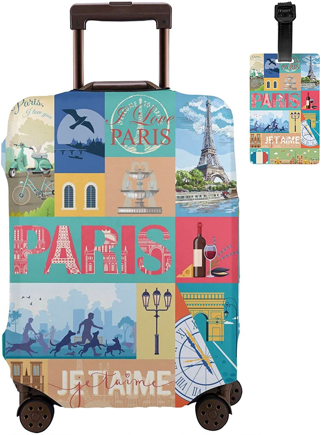 Detail Eiffel Tower Suitcase Nomer 52