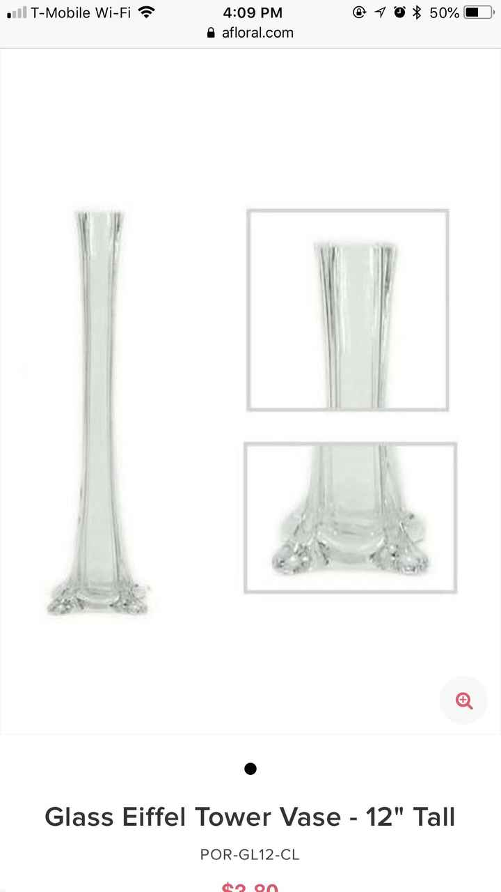 Detail Eiffel Tower Vases Dollar Tree Nomer 17