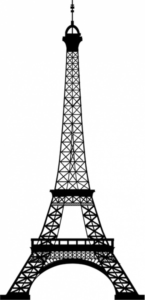 Eiffel Tower Vector Free - KibrisPDR