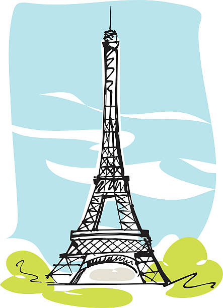 Detail Eiffel Tower Vector Free Nomer 50