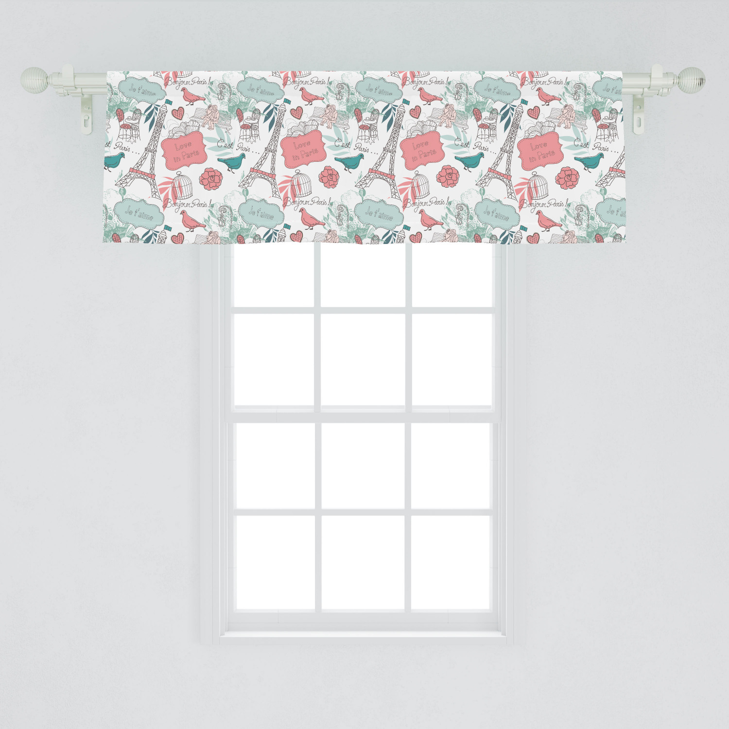Detail Eiffel Tower Window Curtains Nomer 34