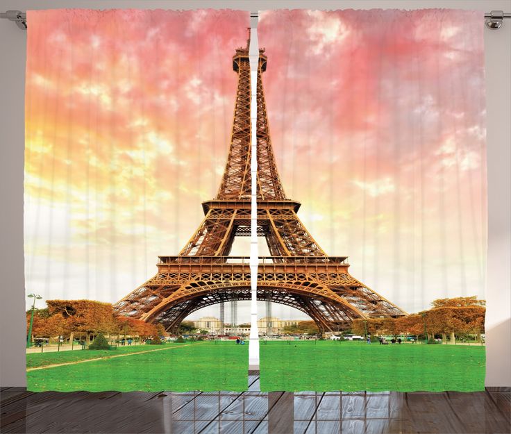 Detail Eiffel Tower Window Curtains Nomer 35