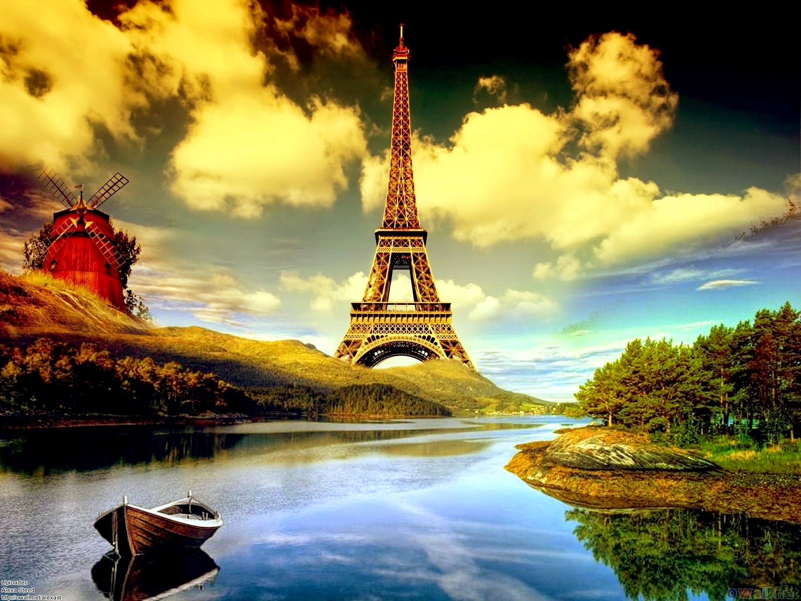 Detail Eiffel Wallpaper Hd Nomer 41