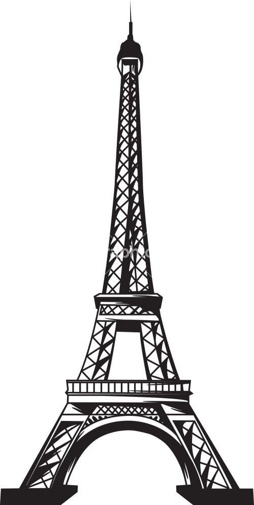 Detail Eiffle Tower Clip Art Nomer 13