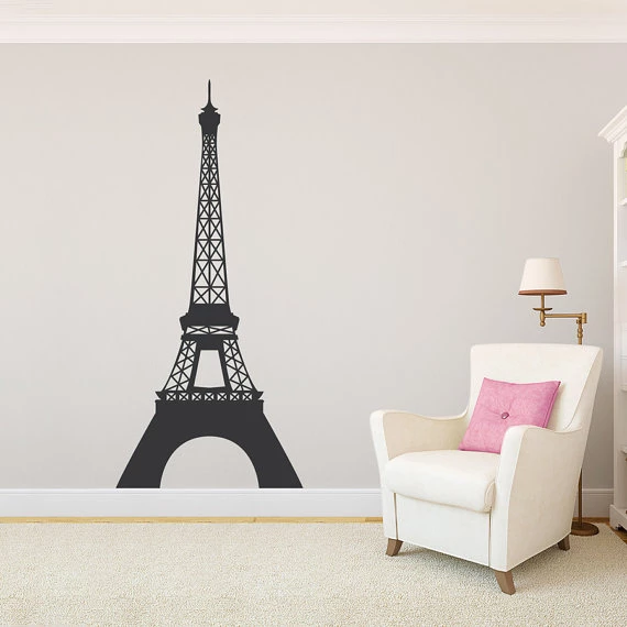 Detail Eiffle Tower Wall Sticker Nomer 24
