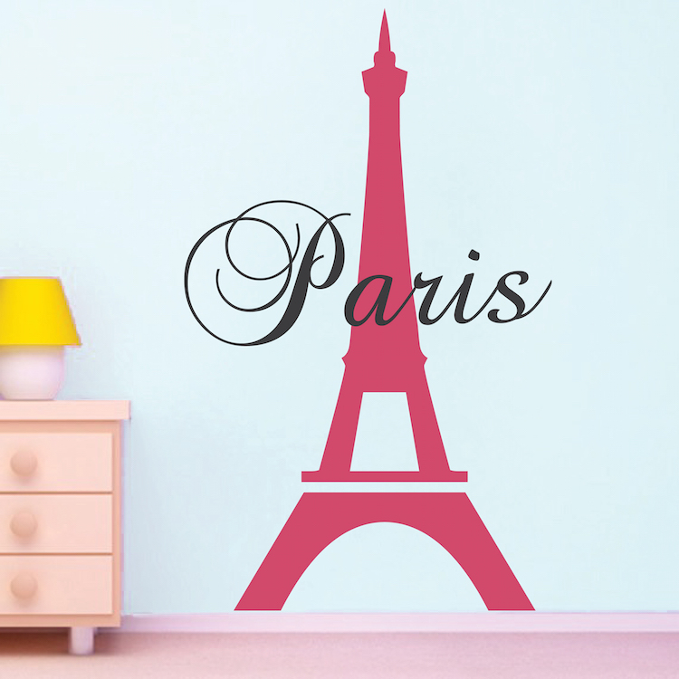 Detail Eiffle Tower Wall Sticker Nomer 28