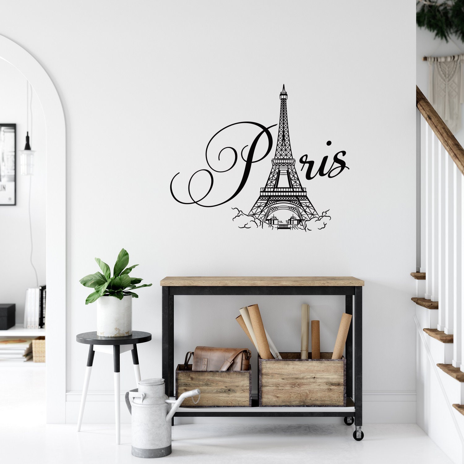 Detail Eiffle Tower Wall Sticker Nomer 43