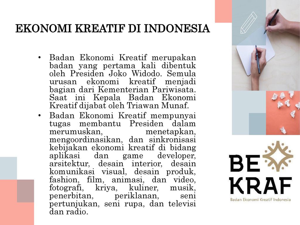 Detail Ekonomi Kreatif Ppt Nomer 21