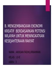 Detail Ekonomi Kreatif Ppt Nomer 45