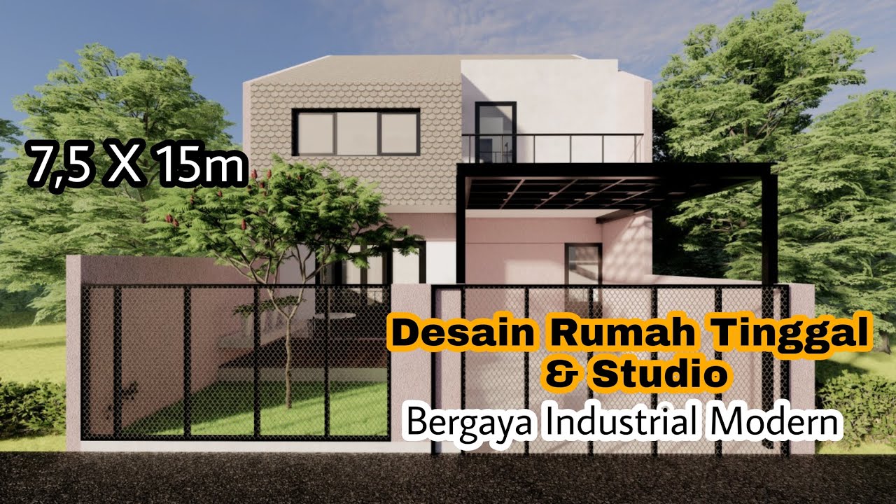 Detail Eksterior Rumah Industrial Nomer 50