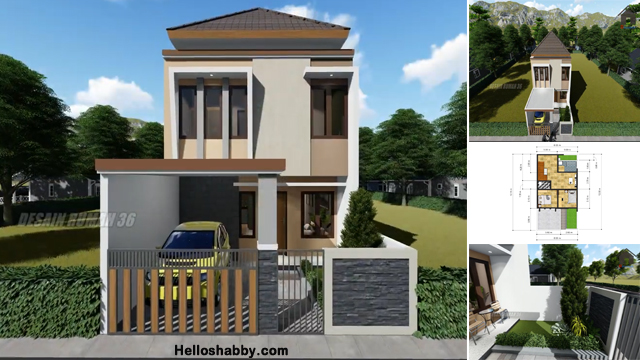 Detail Eksterior Rumah Minimalis 2 Lantai Nomer 21