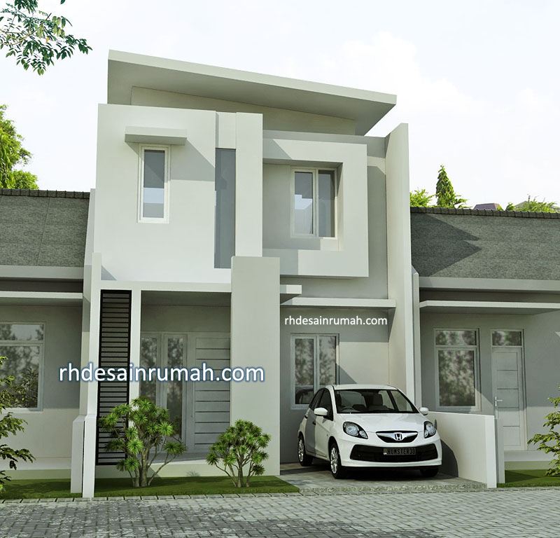 Detail Eksterior Rumah Minimalis 2 Lantai Nomer 46