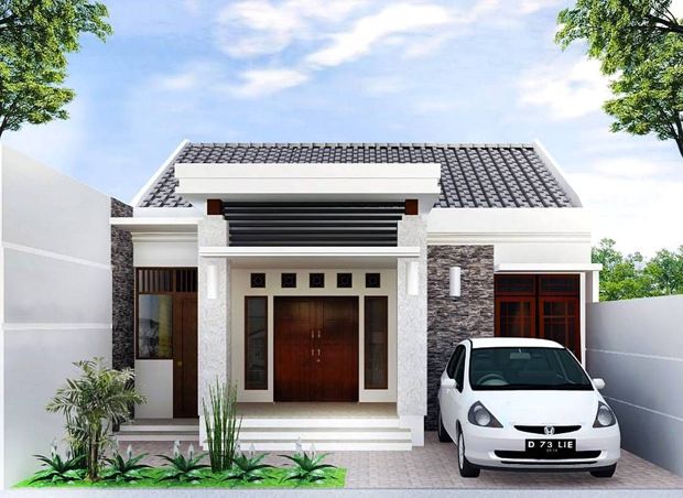 Detail Eksterior Rumah Minimalis Modern Nomer 49