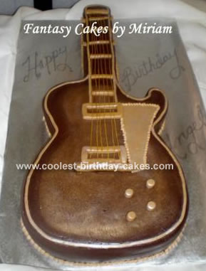 Detail Electric Guitar Cake Template Nomer 28