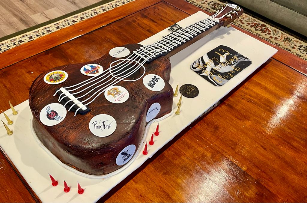 Detail Electric Guitar Cake Template Nomer 41