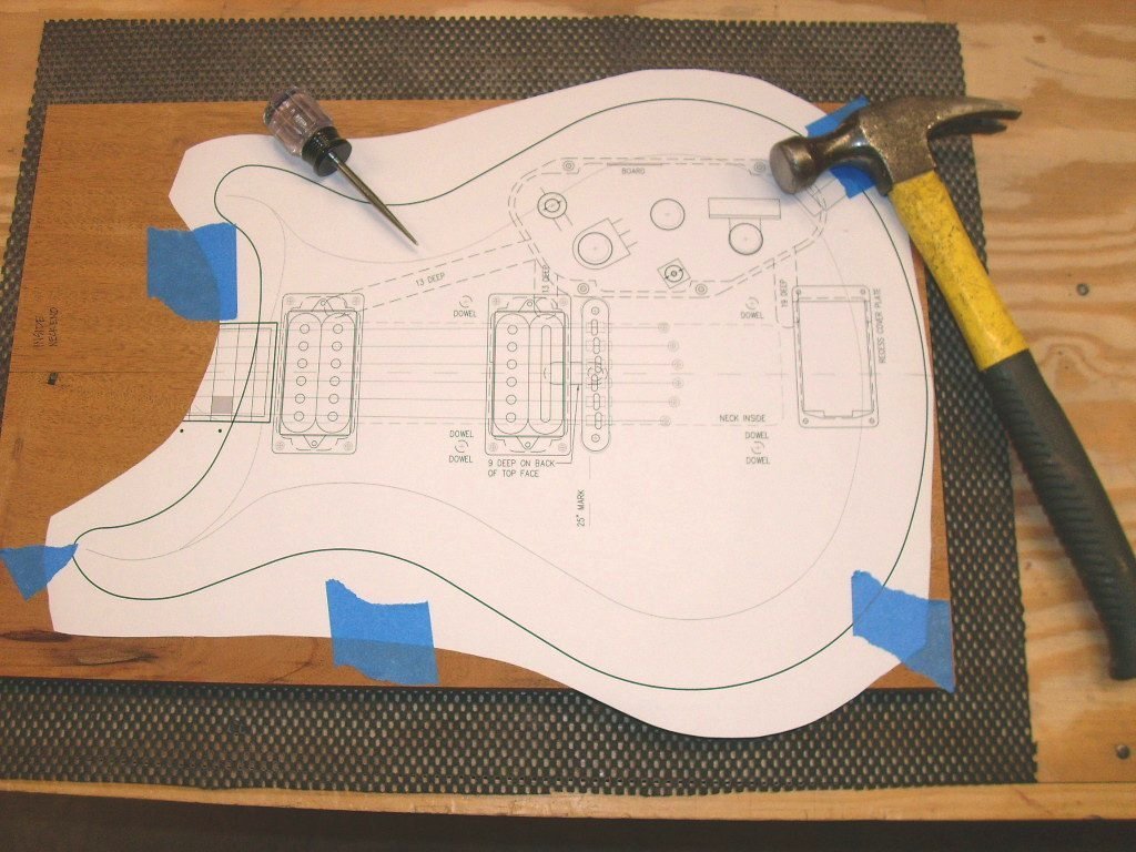 Detail Electric Guitar Cake Template Nomer 50