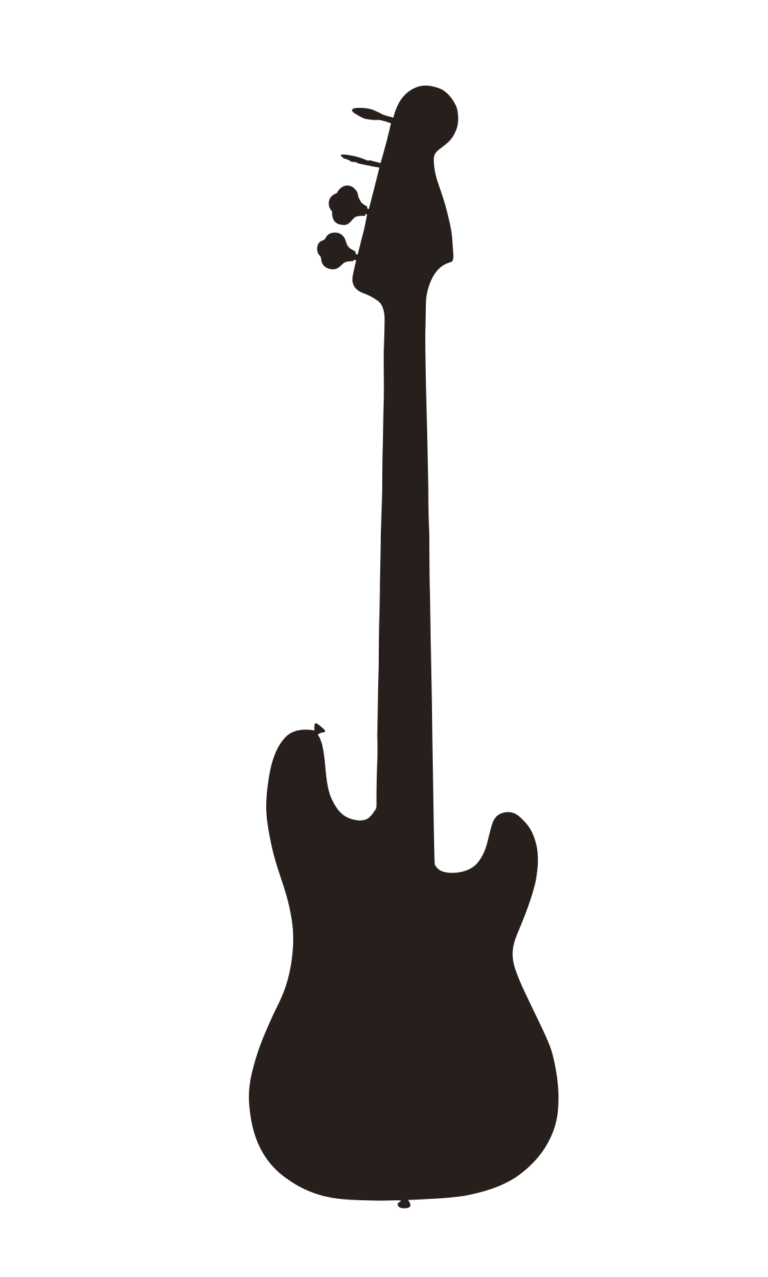 Detail Electric Guitar Clipart Black And White Nomer 19