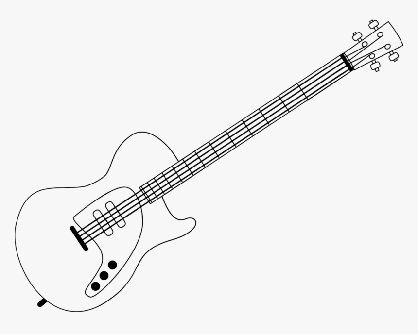 Download Electric Guitar Clipart Black And White Nomer 33