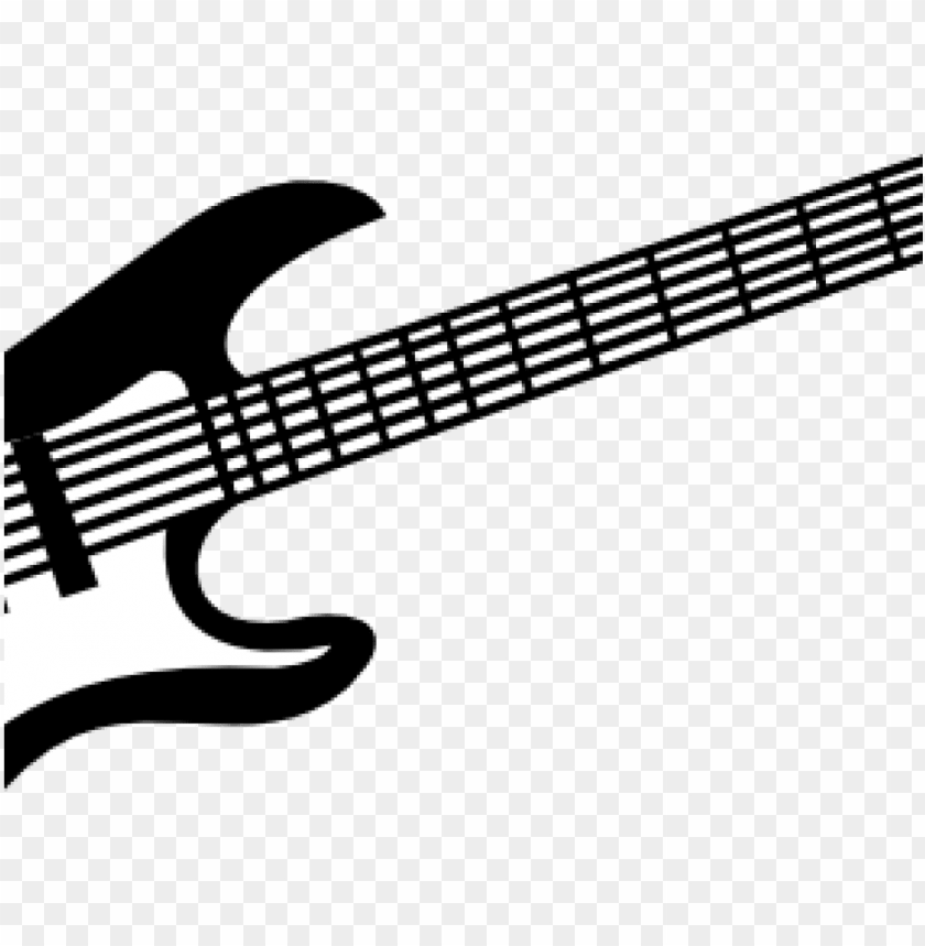 Detail Electric Guitar Clipart Black And White Nomer 6