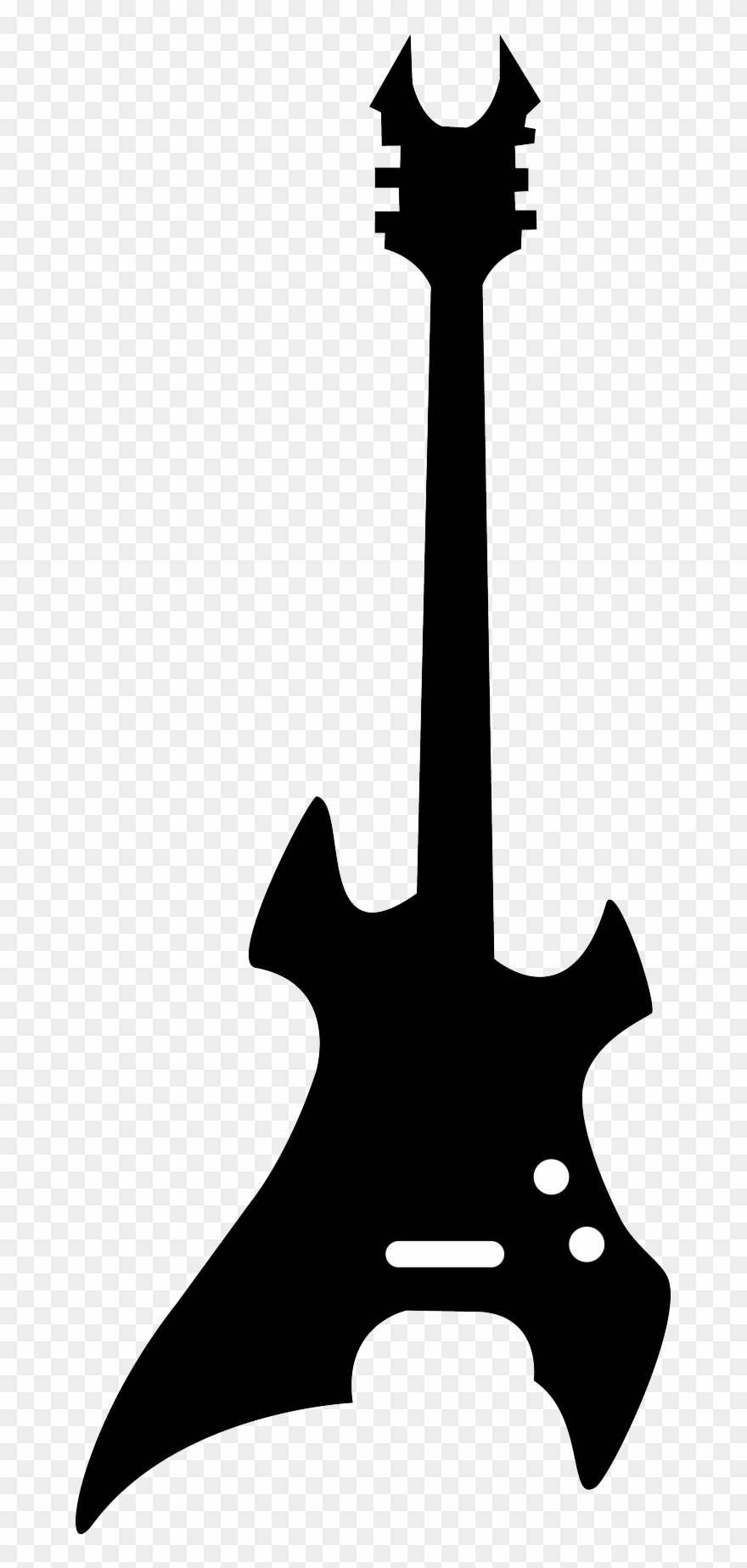 Detail Electric Guitar Silhouettes Nomer 31