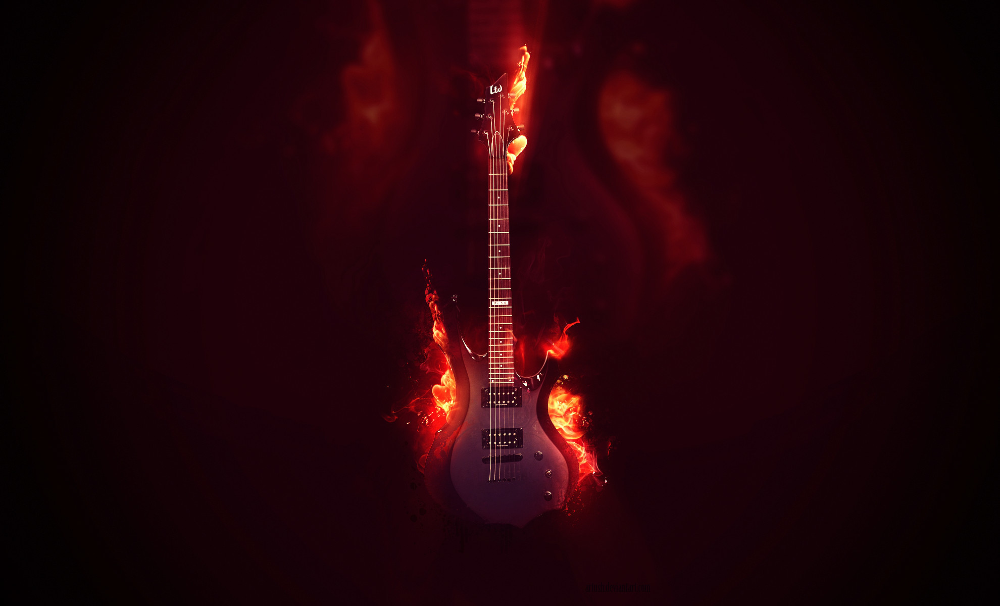 Detail Electric Guitars Backgrounds Nomer 26