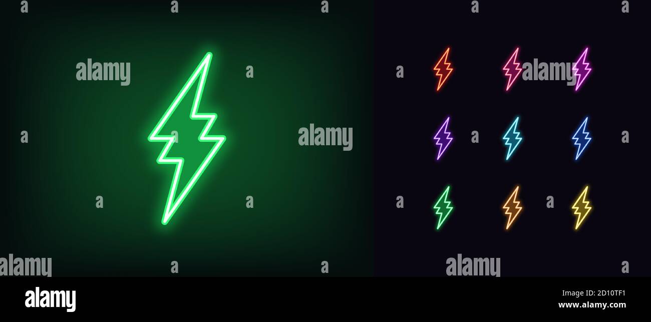 Detail Electric Lightning Cursor Nomer 14