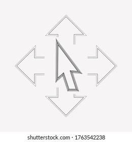 Detail Electric Lightning Cursor Nomer 48