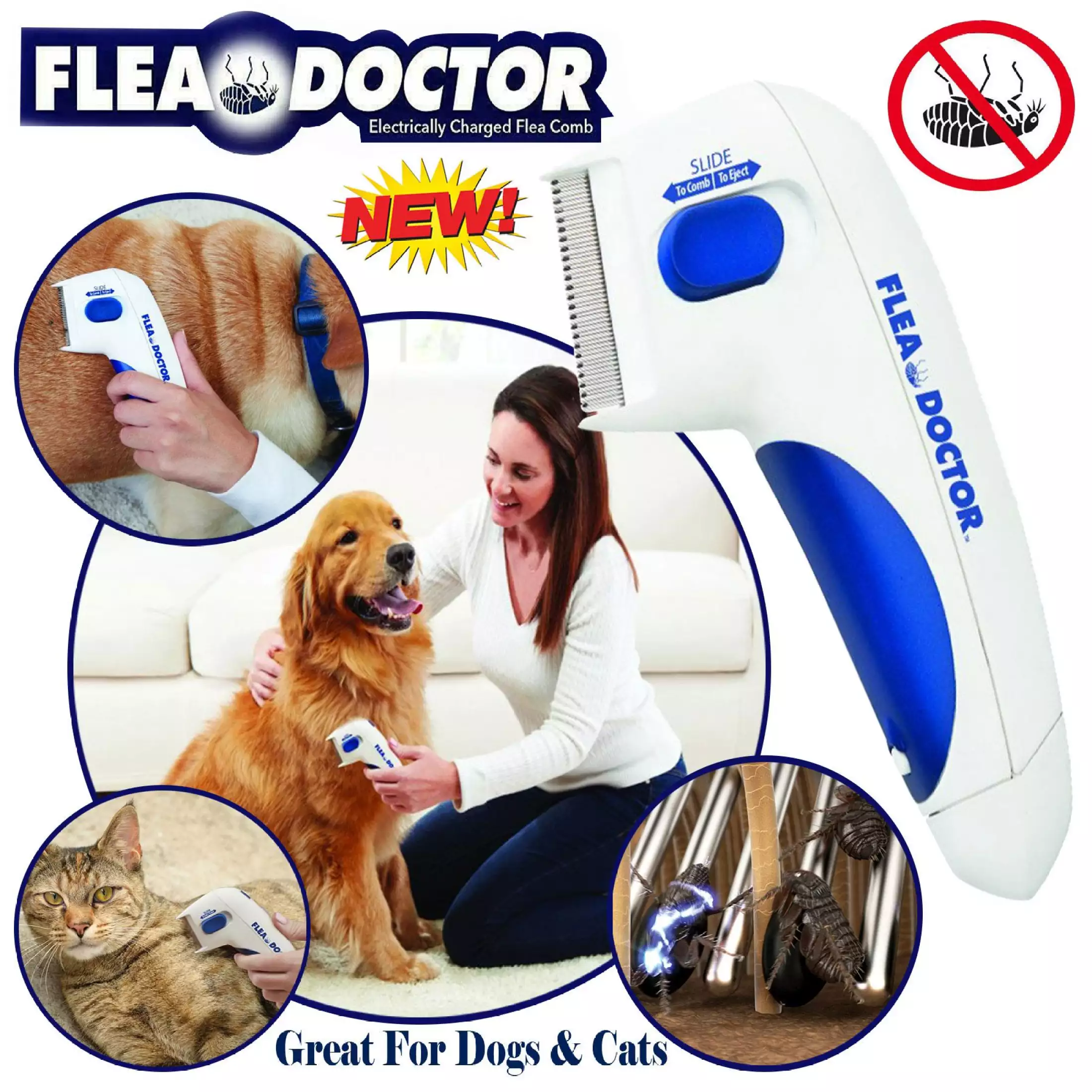 Detail Electronic Flea Comb For Cats Nomer 48