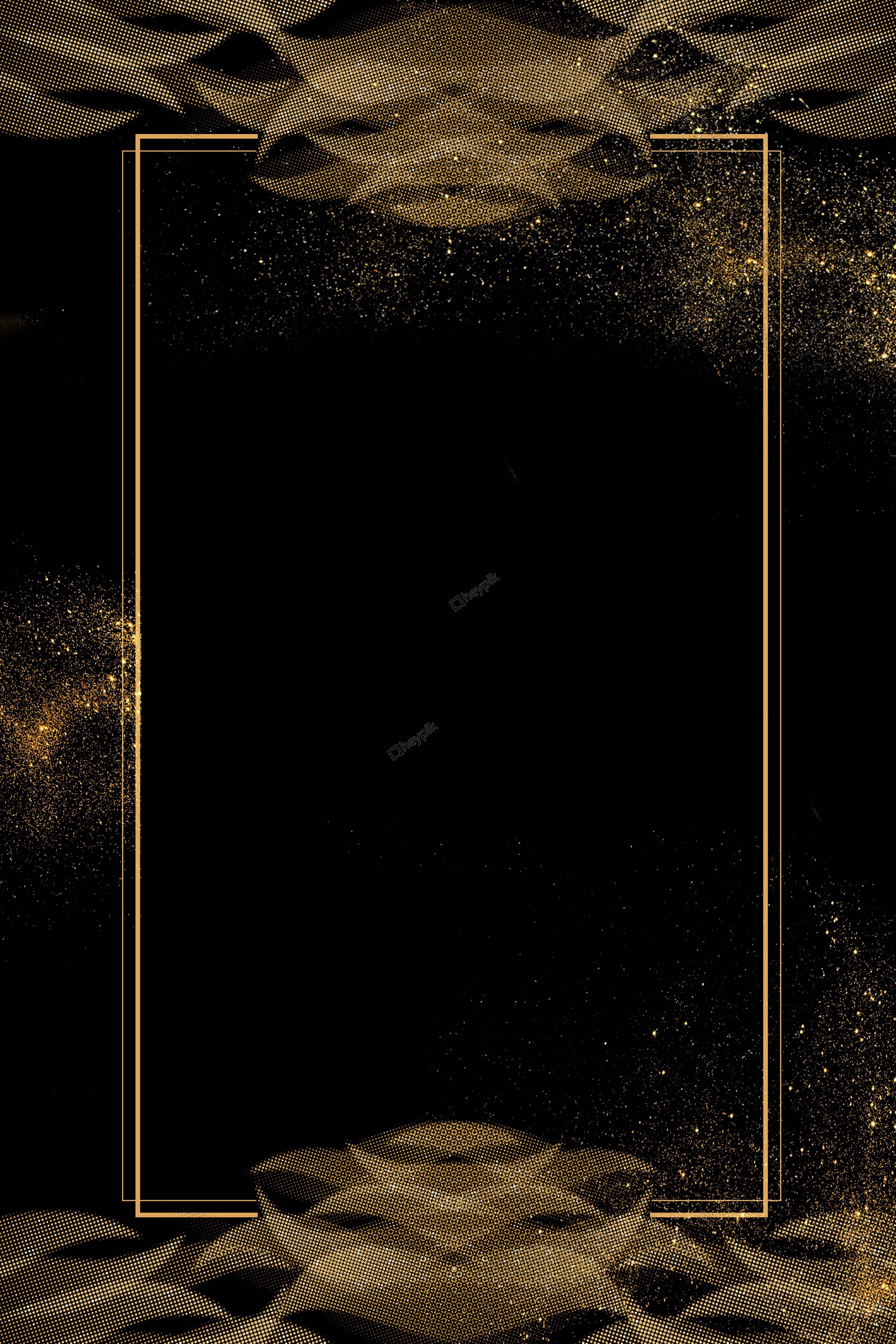 Detail Elegant Black And Gold Background Nomer 2