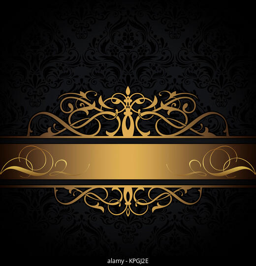 Detail Elegant Black And Gold Background Nomer 13