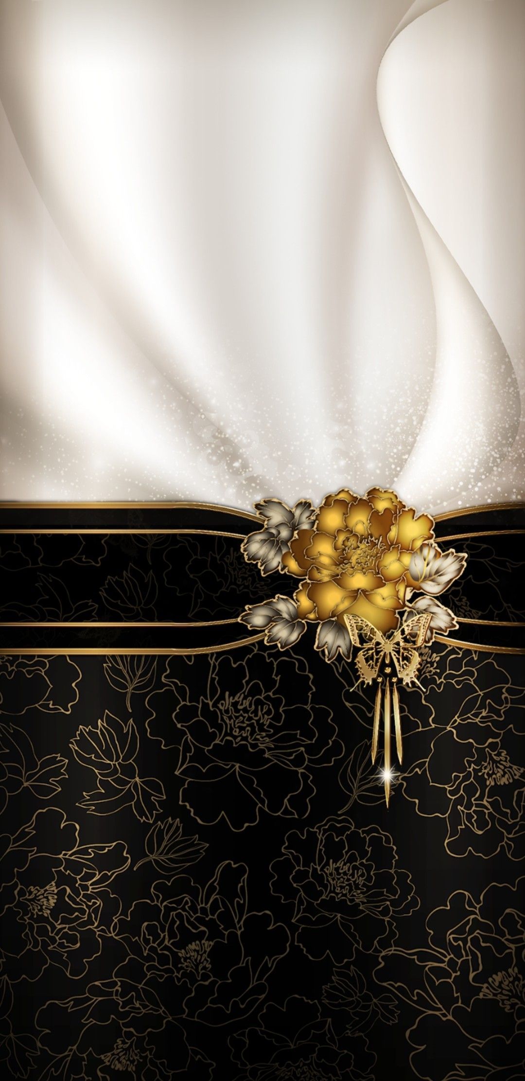 Detail Elegant Black And Gold Background Nomer 17