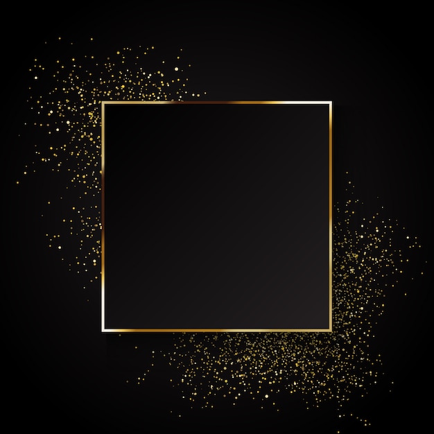 Detail Elegant Black And Gold Background Nomer 3