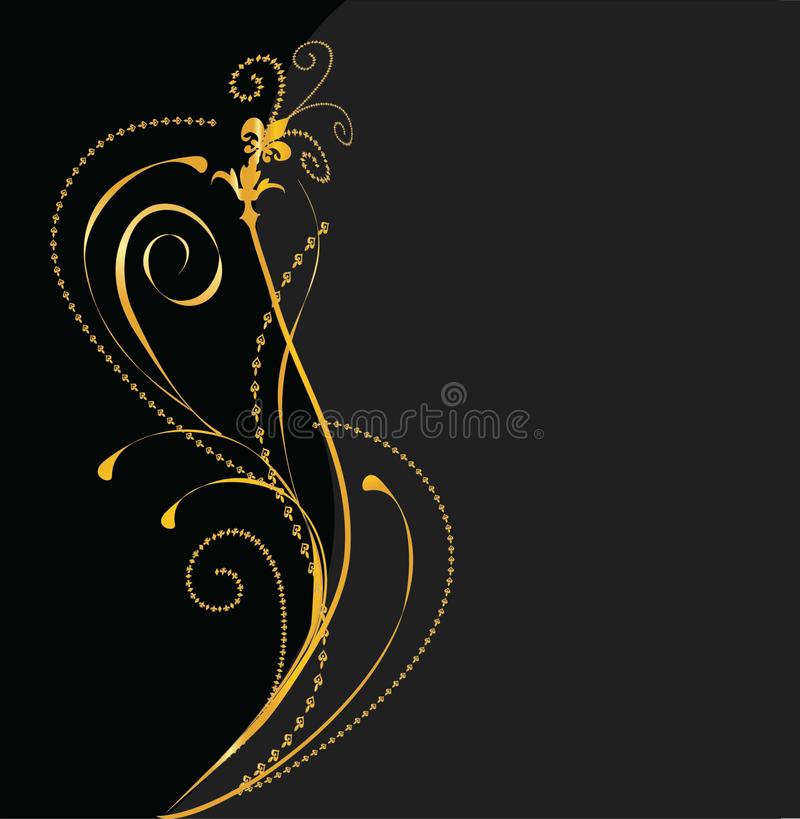 Detail Elegant Black And Gold Background Nomer 21