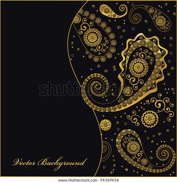 Detail Elegant Black And Gold Background Nomer 48