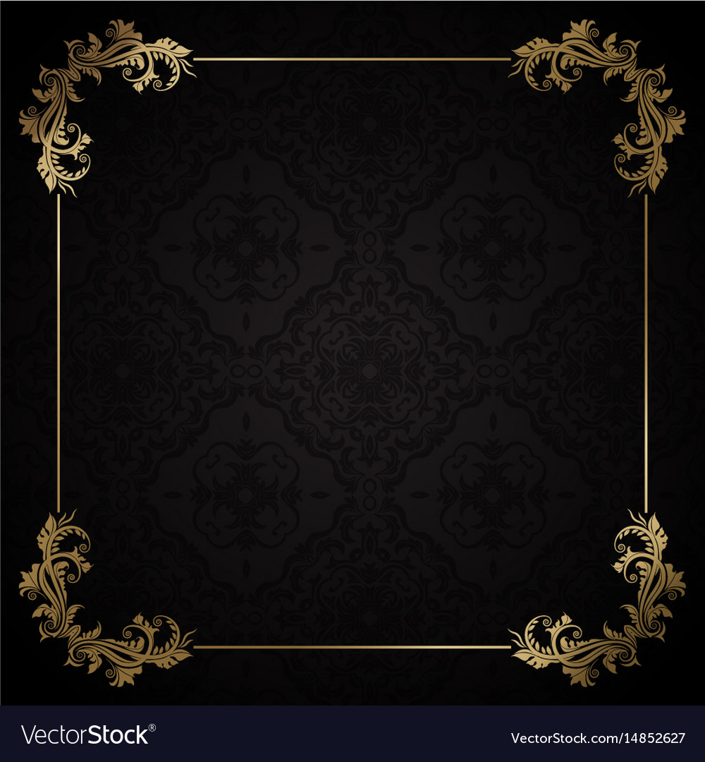 Detail Elegant Black And Gold Background Nomer 9