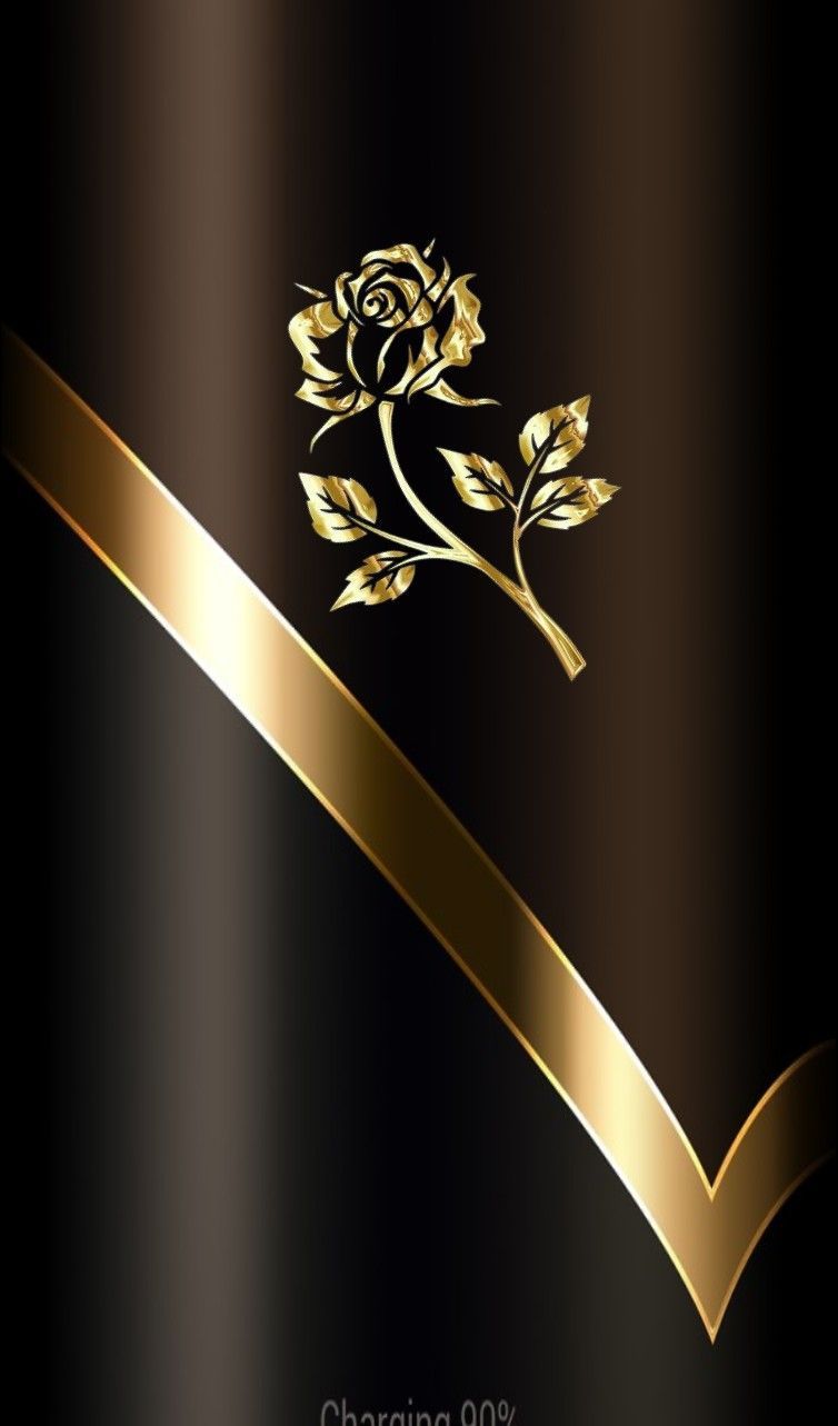 Detail Elegant Black And Gold Wallpaper Nomer 2