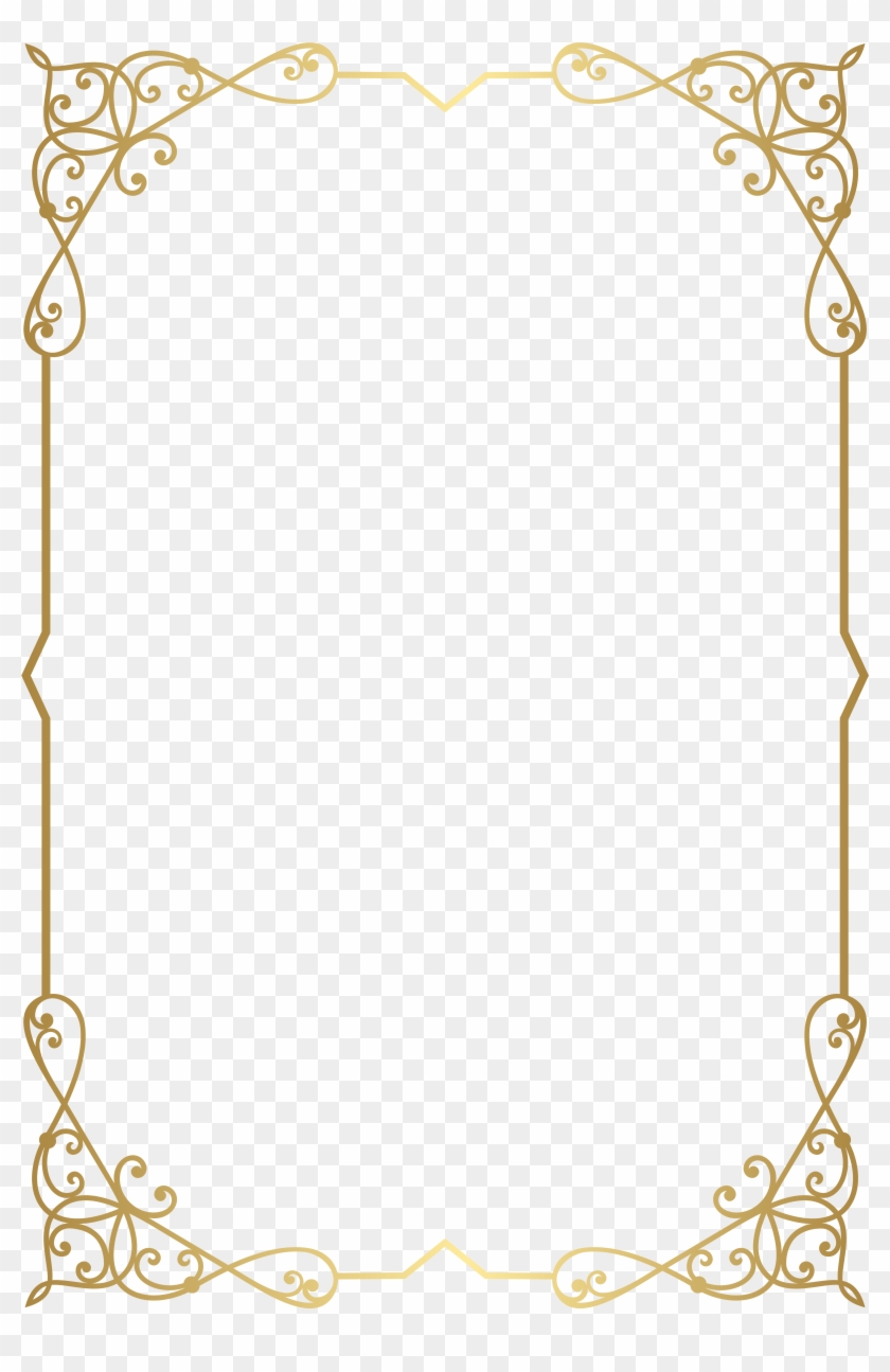 Detail Elegant Gold Border Png Nomer 36