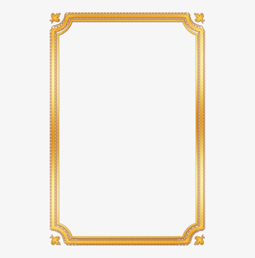 Detail Elegant Gold Frame Png Nomer 2