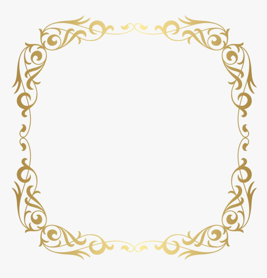 Detail Elegant Gold Frame Png Nomer 15