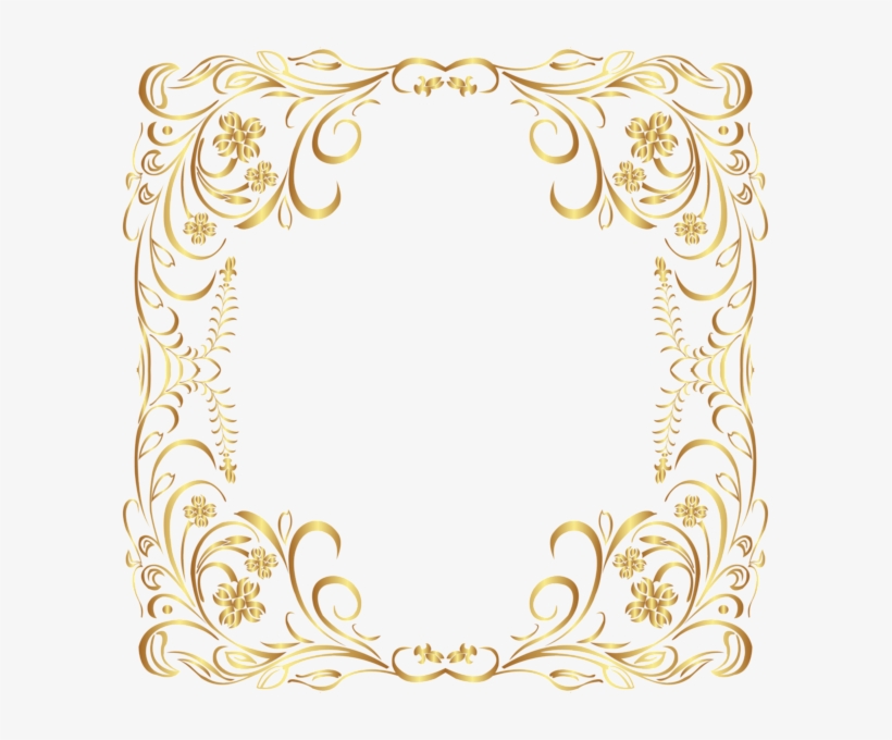 Detail Elegant Gold Frame Png Nomer 19