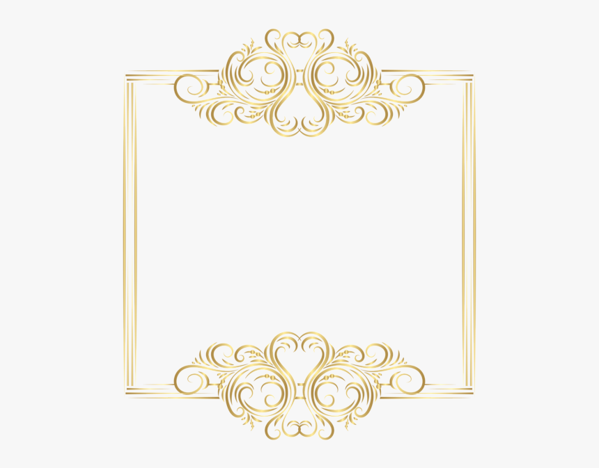 Detail Elegant Gold Frame Png Nomer 4