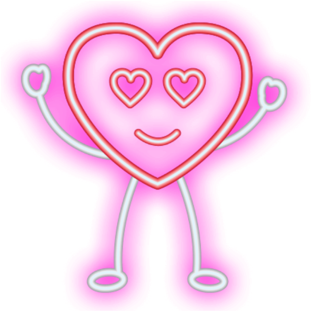 Detail Heart Neon Png Nomer 27