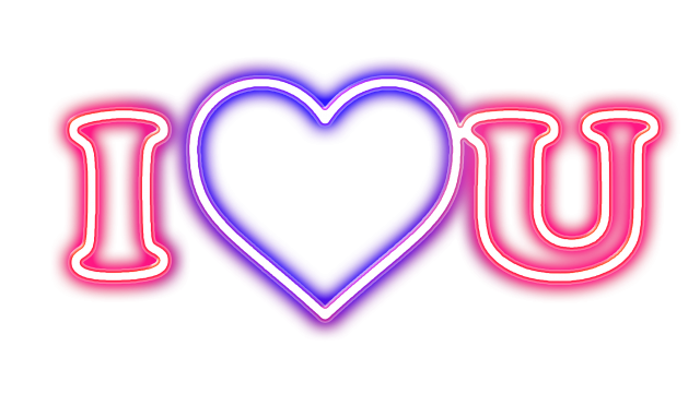 Detail Heart Neon Png Nomer 28